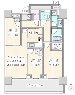 【間取り】 | ザ・パークハウス晴海タワーズ　クロノレジデンス