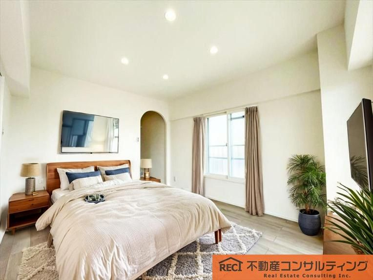 六甲ハイツの寝室