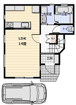 川越市砂新田2期の間取り