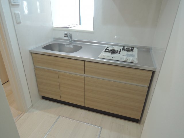 高槻市天王町のアパートのキッチン