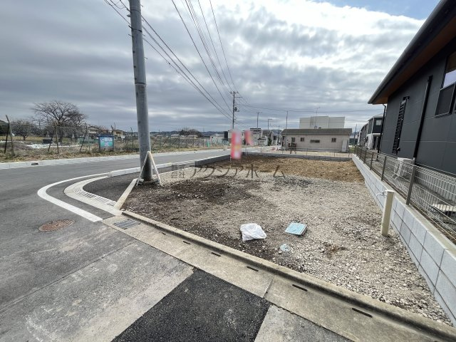 飯能市岩沢・全1棟　新築一戸建　～北東角地～の外観|2026年3月6日撮影