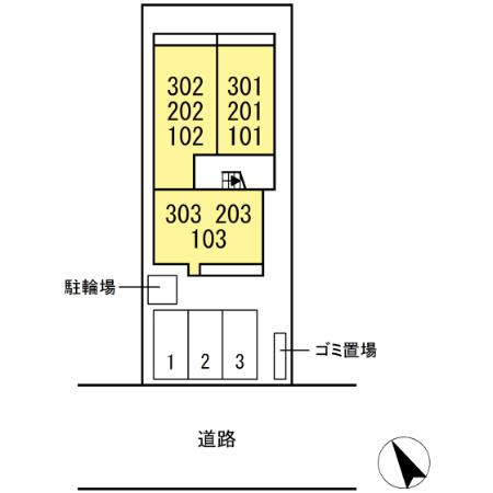 ルナジア　　刈谷市の賃貸ならクラスホーム刈谷店の駐車場
