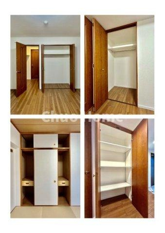 プランヴェールEXサザンウイングの収納|居室にはクローゼットを完備し、自由度の高い家具の配置が叶うシンプルな空間です。お子様の成長と必要になる子供部屋を与えるにはぴったりの間取りですね。