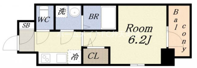 【間取り】 | エスリード弁天町クレール