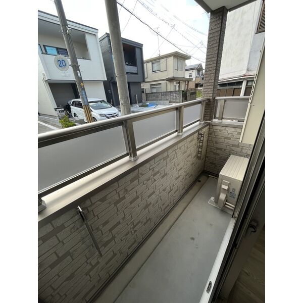 アート吹田泉町のバルコニー