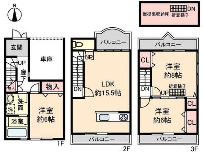 【間取り】 | 山科区西野楳本町　中古戸建