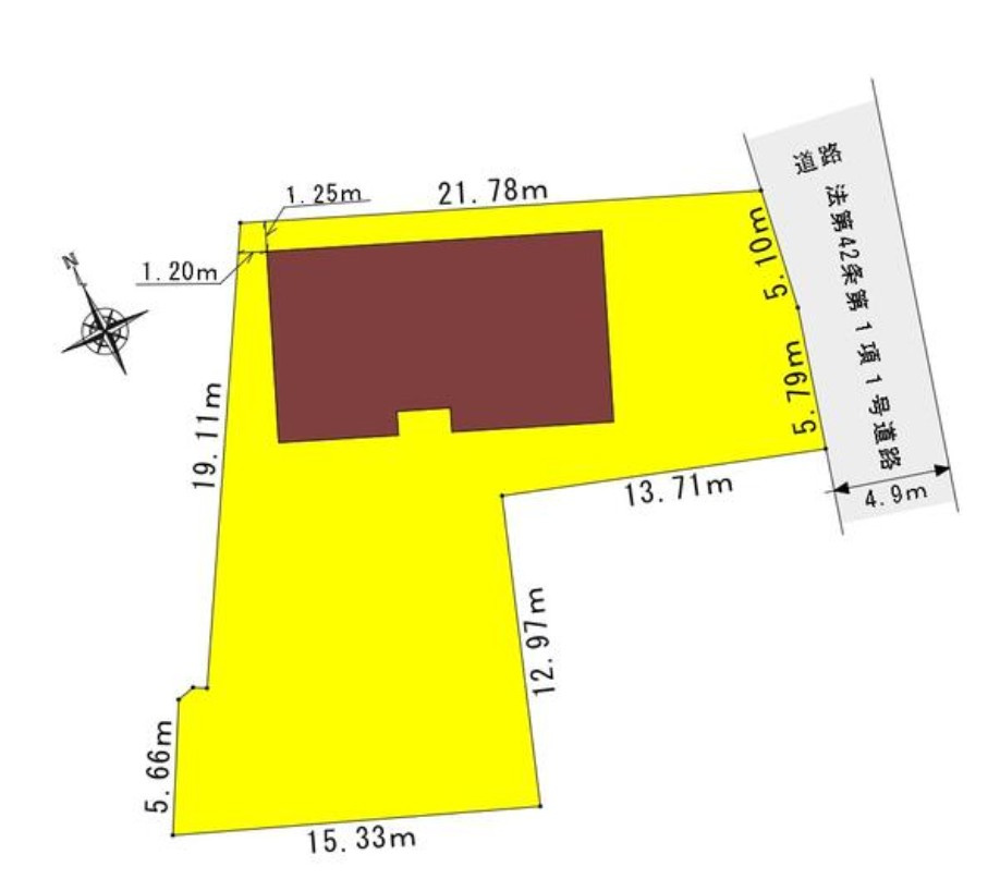 【中古戸建】伊勢崎市八寸町の区画図|■区画図
