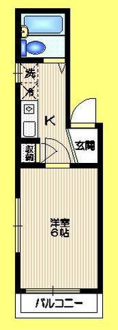 Ｋ和泉ビルの間取り|人気の方南町徒歩4分