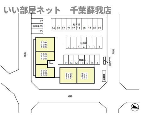 セジュール山の根の区画図