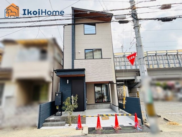 神戸市西区池上1丁目　新築戸建の外観|3階建てのお洒落な外観！LDKに床暖房・浴室にはミストカワック・食洗機もあり！豪華仕様の建売です！