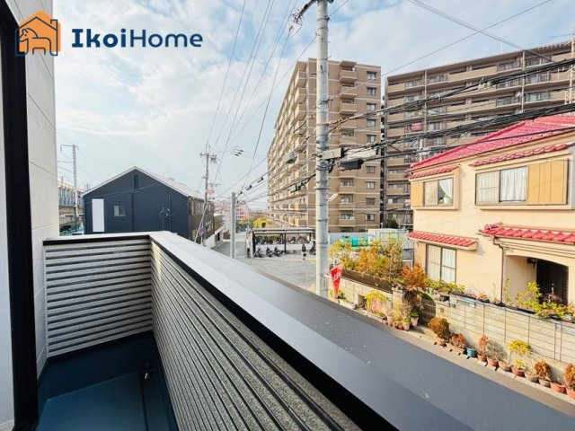 神戸市西区池上1丁目　新築戸建のバルコニー|●年中無休：当日予約可●ワイドバルコニー。屋根は８～万円バルコニー設置できます。