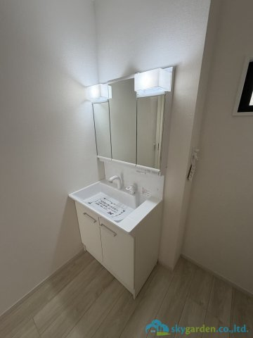 秦野市萩が丘1期　新築戸建　全3棟3号棟の独立洗面台