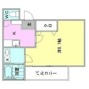 クレフラスト大同A棟の間取り