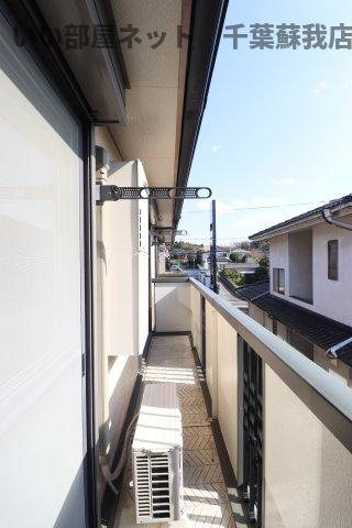 アベニューヴィラ　Ⅰのバルコニー|外からの目が気にならないバルコニーで洗濯物が干せます