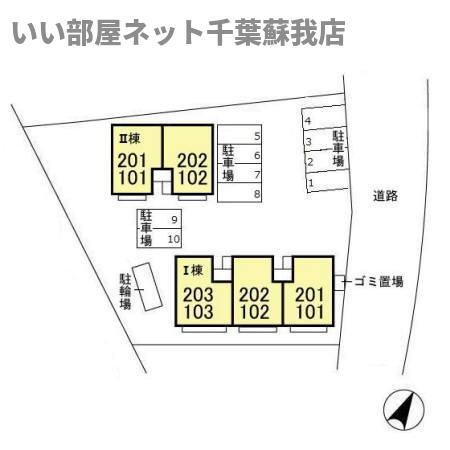 アベニューヴィラ　Ⅰの区画図