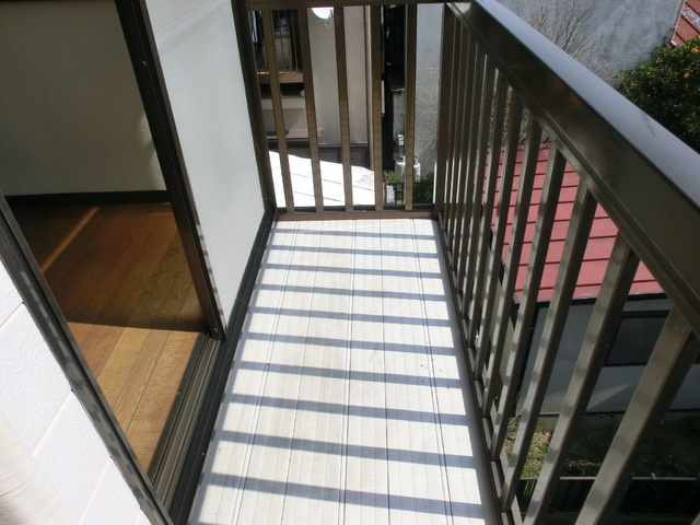 ニューライフ越塚のバルコニー|バルコニースペースです。