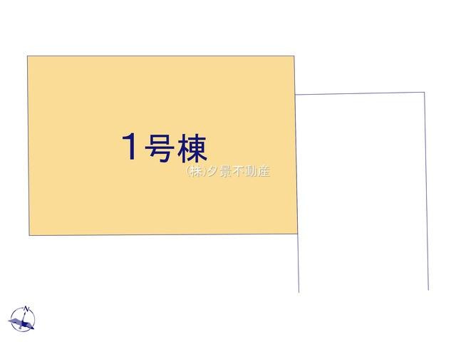 《仲介手数料無料》志木市中宗岡２丁目15-45新築一戸建てグラファーレの区画図