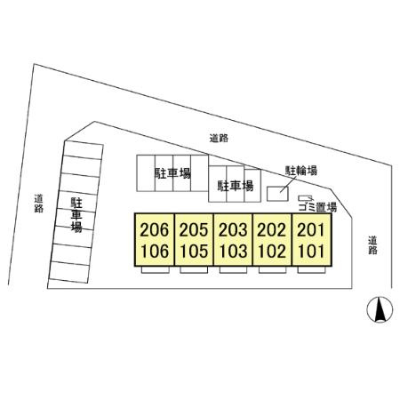 プリマベーラの区画図