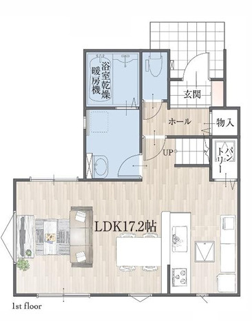 川越市砂1期の間取り