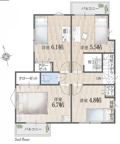 川越市砂1期の間取り