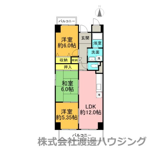 シュワーブ裏垣の間取り