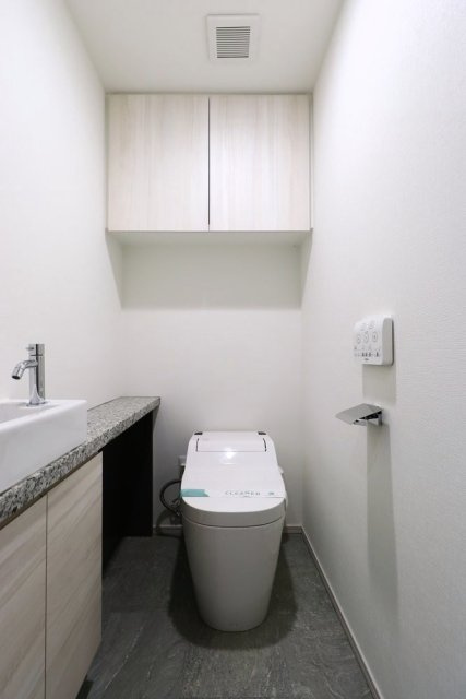 パークナード恵比寿のトイレ|シンプルで使いやすいトイレです