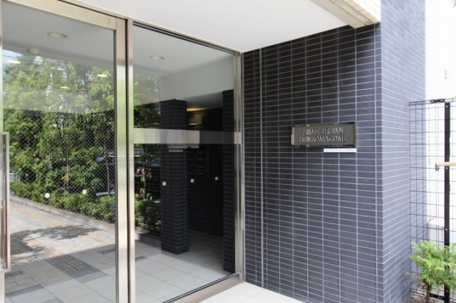 プライムアーバン本駒込のエントランス|落ち着いたエントランスです