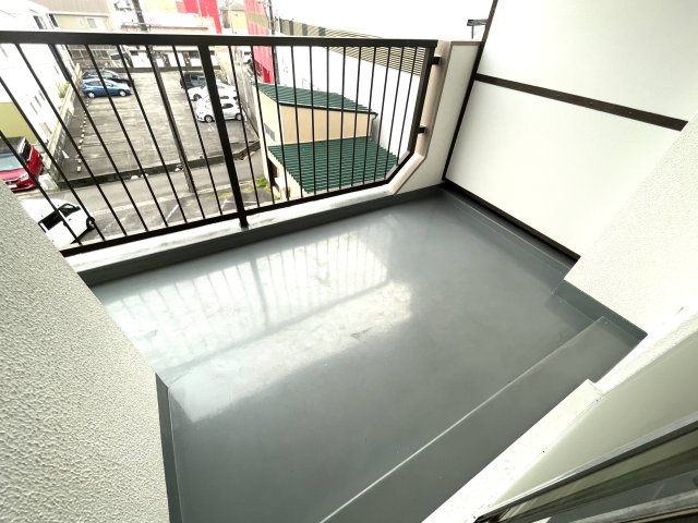 近藤ビルのバルコニー