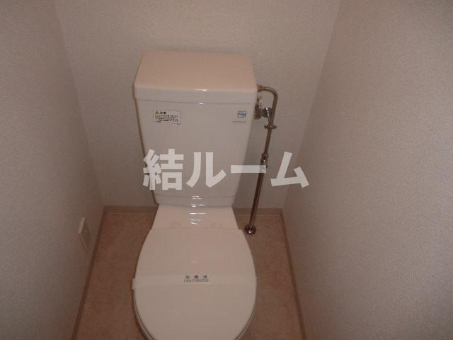 新宿区水道町の賃貸マンションのトイレ