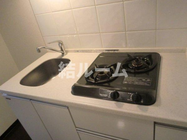 新宿区水道町の賃貸マンションのキッチン
