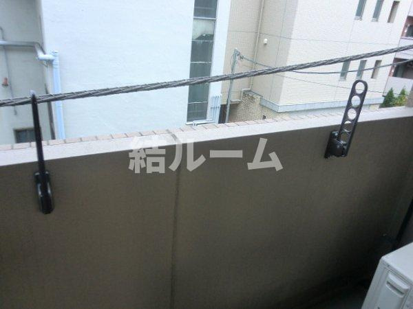 新宿区水道町の賃貸マンションのバルコニー