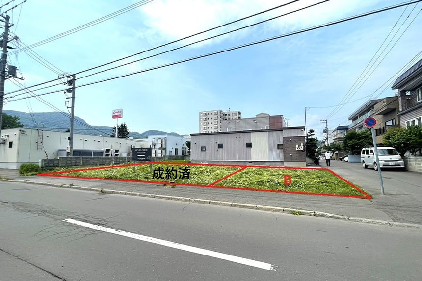 【建築条件付き】中央区南11条西16丁目　B区画の周辺