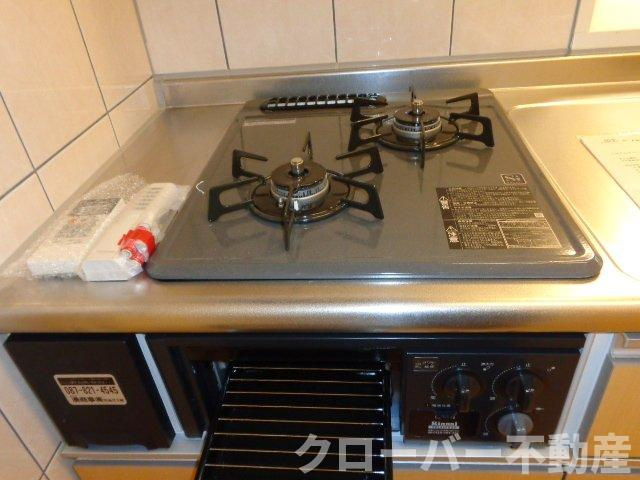 ビタローマのキッチン|２口ガスコンロ