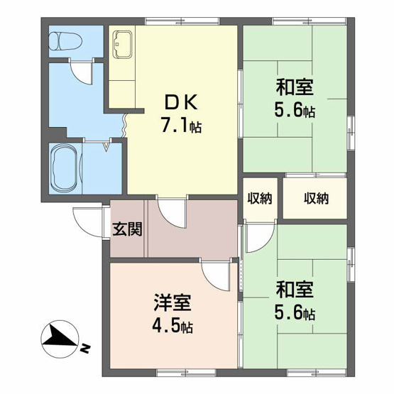 【間取り】 | フレグランス堀止