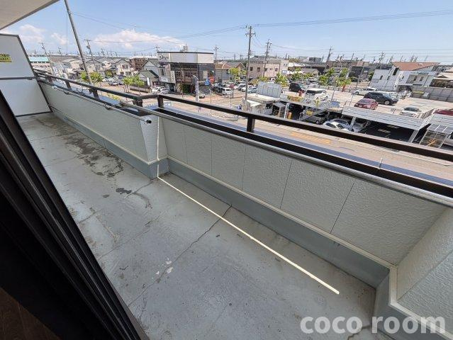 まるみやマンションのバルコニー