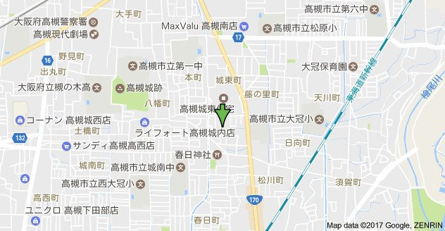 カーサ・シプリの地図