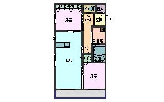 【間取り】 | シャーメゾン彩都A