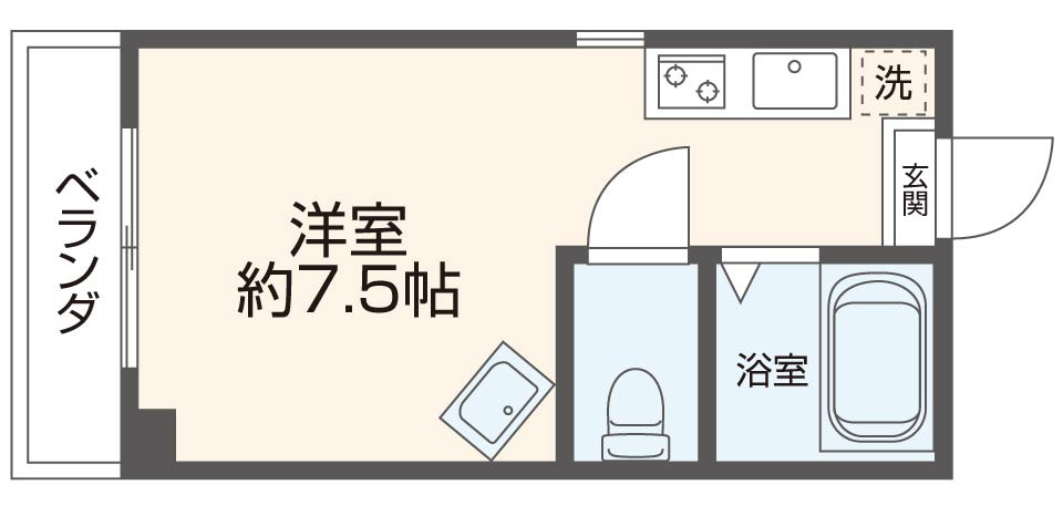 Ｐａｌａｉｓ　ルミエール( 近畿大学 一人暮らし )の間取り