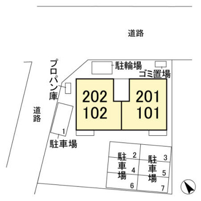 【区画図】 | リアルコート Ｄ
