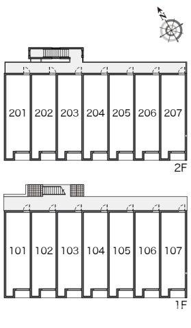 レオネクストアルファの区画図