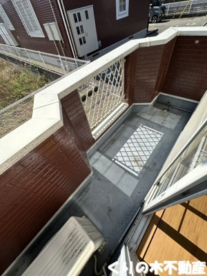 【バルコニー】 | ルミナスカタヤマＡ | 反転タイプのお部屋です（現況を優先します）