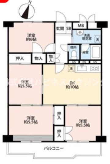 沼南エリカ 7号棟の間取り