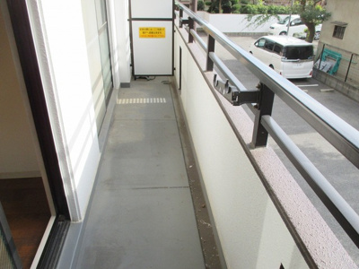 【バルコニー】 | テラート１ | 日当たりの良いバルコニーです、2面あります