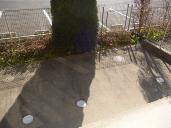 アヴェニール志津 Aのバルコニー