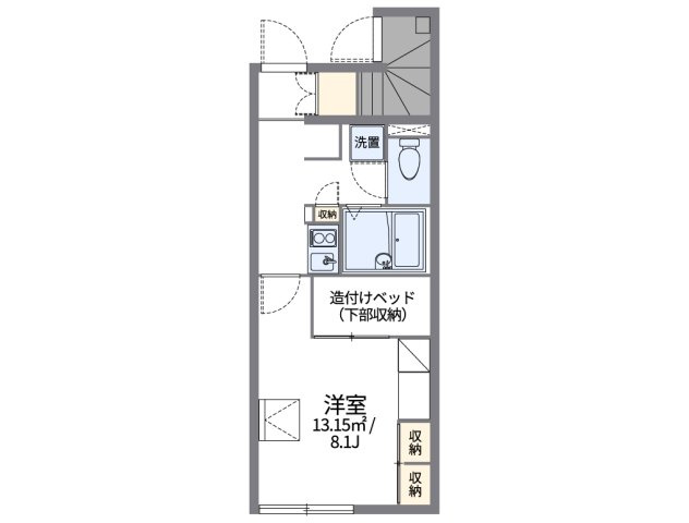 【間取り】 | レオパレスドイシャンⅡ