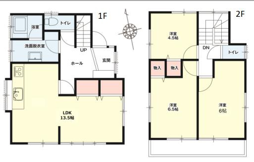 加須市富士見町1期　中古一戸建ての間取り|加須駅まで徒歩４分と電車利用時も便利な立地です♪