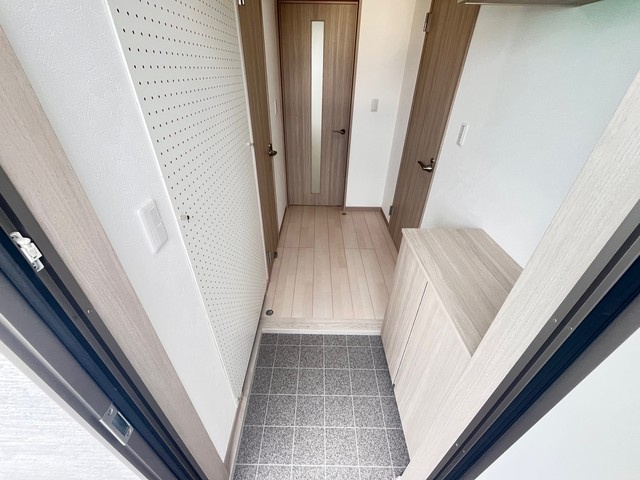 ブラン蒲町の玄関