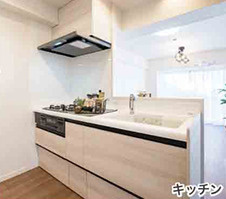 テイジン川越旭町ビューハイツのキッチン