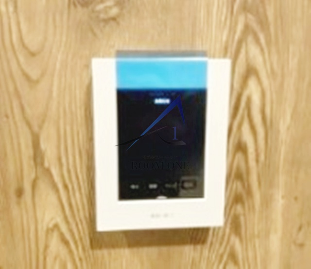 マンション牧野のセキュリティ|モニター付インターホンです。