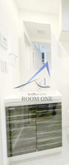 ガリシア池上Ⅱの洗面所|洗面台です。